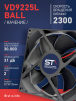 Вентилятор  VD 9225L Ball (качения) 12V, 2300 об/мин, 0,17A - st-e.info - Владивосток