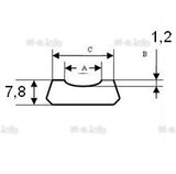 Плоские керамические подкладки С-27mm - st-e.info - Владивосток