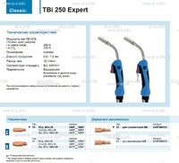 Горелка для полуавтоматической сварки TBi 250 Expert, длина 5 m. - st-e.info - Владивосток