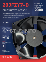 Вентилятор  200FZY7-D  - st-e.info - Владивосток