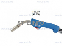 Горелка для полуавтоматической сварки TBi 250-blue-ESG, длина 5 метров - st-e.info - Владивосток