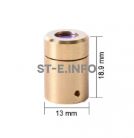 Защитный колпачок с защитным стеклом для QBH коннектора оптоволокна MAXQBHE05 - st-e.info - Владивосток