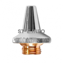 Сопло двойное хромированное 3D д.0,8 мм арт.120GJT0208  - st-e.info - Владивосток