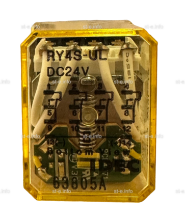 Реле электромагнитное IDEC RY4S-UL - st-e.info - Владивосток