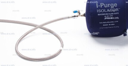 Односторонняя заглушка с трубкой и клапаном ISO 4" (102 mm)  - st-e.info - Владивосток