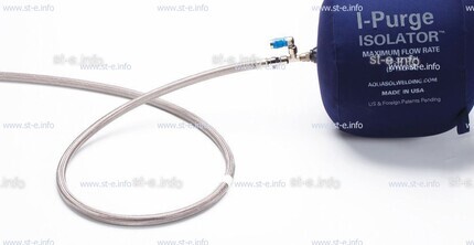 Односторонняя заглушка с трубкой и клапаном ISO 10" (254 mm)  - st-e.info - Владивосток