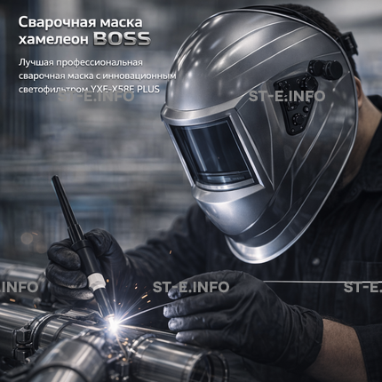 Сварочная маска хамелеон BOSS (YXE-X58E Plus) - st-e.info - Владивосток