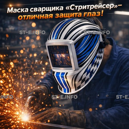 Маска сварщика хамелеон "Стритрейсер" (YXE-958I PRO) - st-e.info - Владивосток