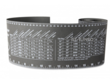 Лента для разметки труб 128mm*2500mm - st-e.info - Владивосток