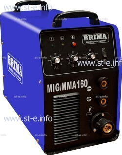 Сварочный полуавтомат инверторный одноблочный Brima MIG/MMA-160 - st-e.info - Владивосток