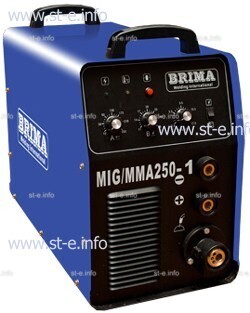 Сварочный инверторный полуавтомат BRIMA MIG/MMA 250-1 (220) - st-e.info - Владивосток