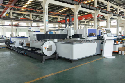 ЛАЗЕРНЫЙ СТАНОК ДЛЯ РЕЗКИ МЕТАЛЛА ST-3015RP (3000*1500мм) 3kWt RAYCUS с возможностью резки труб - st-e.info - Владивосток